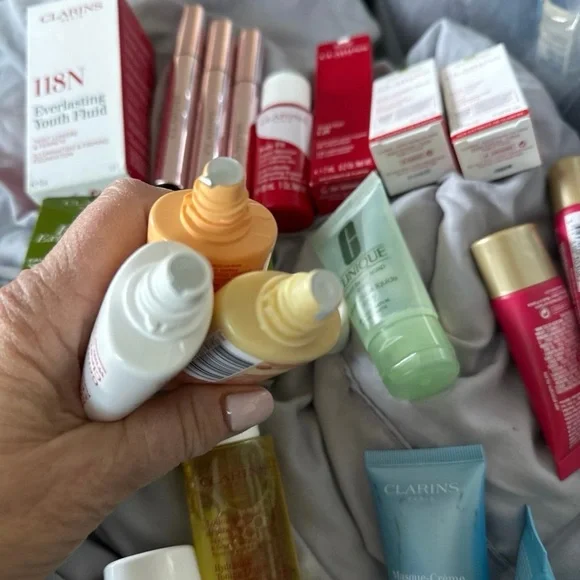 Clarins TRAVEL size Skincare Collection Bundle